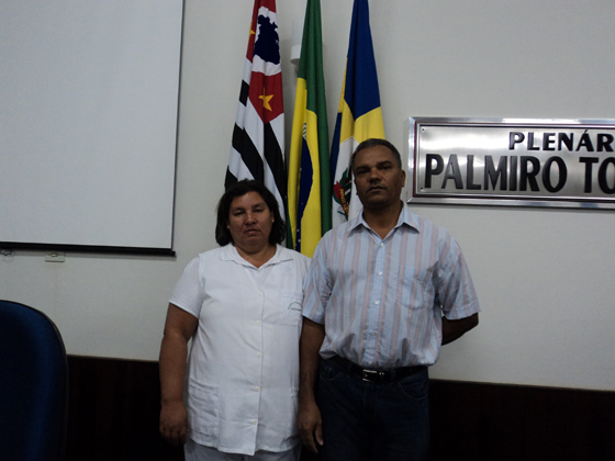 Com a vereadora Onilda: construção de academia ao ar livre no Jardim Primavera